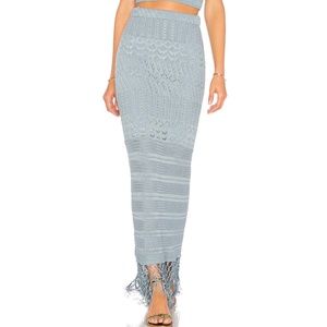 House of Harlow 1960 x REVOLVE Sandra Skirt in Dusty Blue